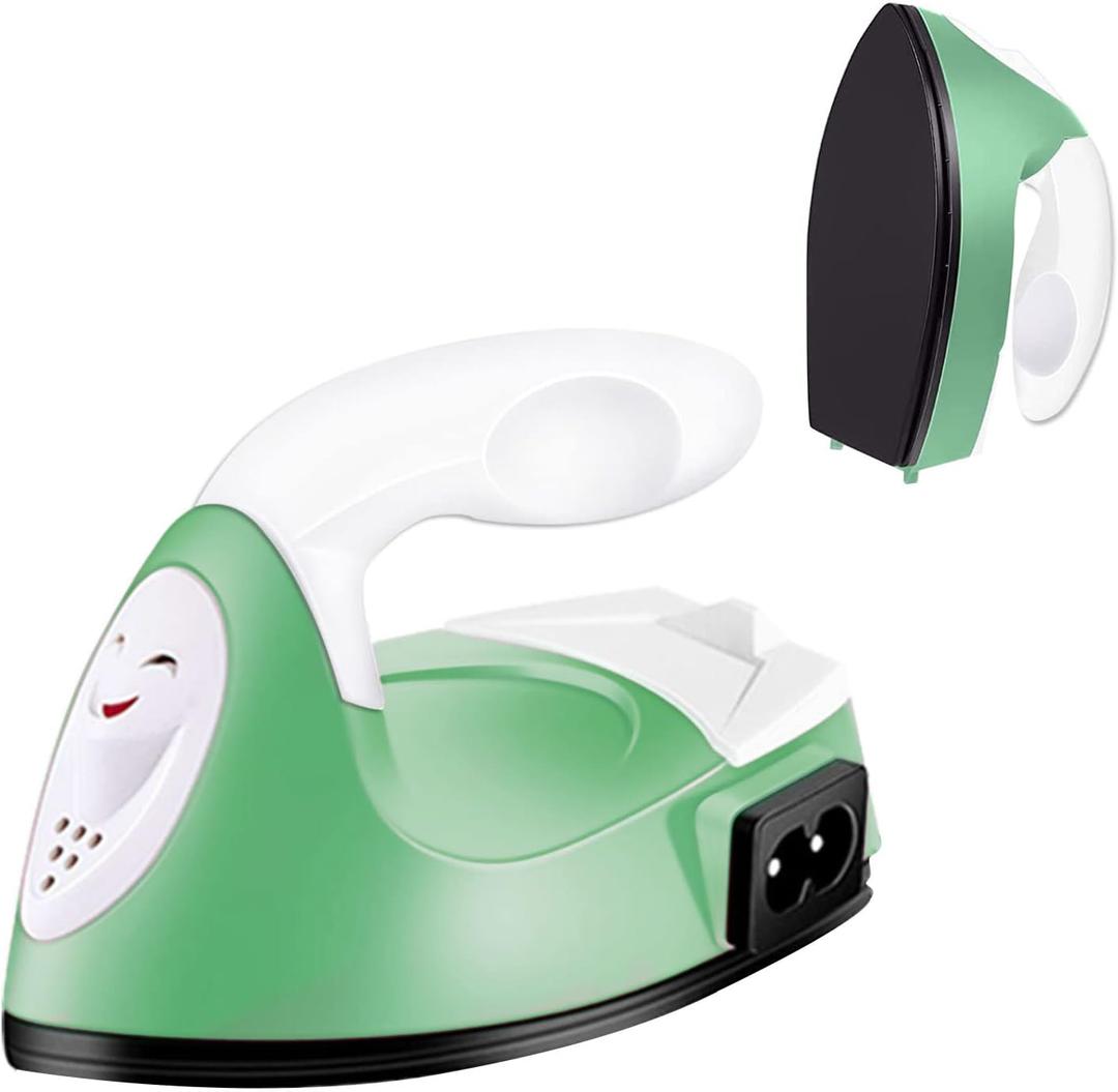 Mini Craft Iron Mini Iron Press,Mini Heat Press Machine for T Shirts Shoes and Hats Small Heat Transfer Vinyl Projects,Portable Travel Irons Mini Heat Press Crafting Craft Clothes