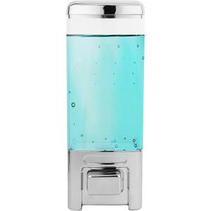 ABS Wall Mounted Soap Shampoo Conditioner Handwash Gel Liquid Soap Sanitizer Dispenser for Bathroom Basin Kitchen Sinks (400 Ml, Gold)