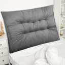 College Dorm Headboard Twin XL Velvet Ultra Thick Cushion Tufted Headboard with Wall Hooks for College Dorm Room Bed Decor, 39.25" x 34" x 3.15" (Elegant Color)