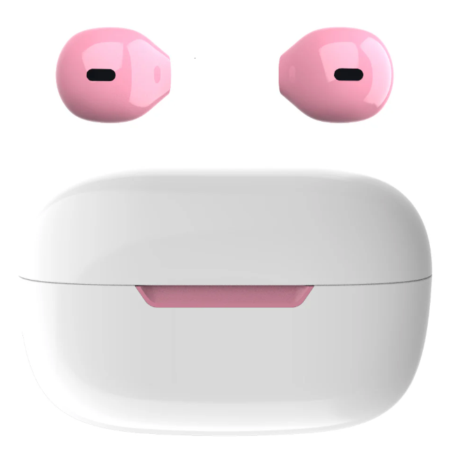 eleror Invisible Wireless Blue Tooth Earbuds Mini Earpiece Small Ear Buds Semi in-Ear Headphone Touch Control for Work, Home, Music, Audiobooks and Podcasts