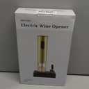 Secura Electric Wine Opener, Automatic Bottle Corkscrew Opener with Foil Cutter, Rechargeable (Champagne Gold)