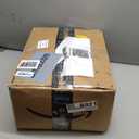 Dog Bed Round Hooded Plush Cat Cave Self Warming Pet Bed Donut Anti Anxiety Fluffy Pet Bed for Puppy and Kitty (Large 27.5'', Gradual brown)