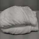 KMUSET Fleece Blanket Throw Size White Lightweight Super Soft Cozy Luxury Bed Blanket Microfiber (Throw(50"x60"))