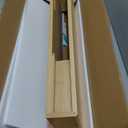 Bamboo Monitor Stand Riser with Drawer, Ergonomic Computer Riser for Desk with Cable Management & Storage Organizer, Wood Monitor Stand for Home Office