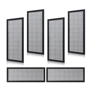 6pcs 12x5.5 Inch Magnetic Vent Covers, Strong Magnetic Air Register Mesh Vent Screen Filters Floor Vent Covers Vent Mesh Covers for Ceilings Floors Walls Catch Debris Hair Dust