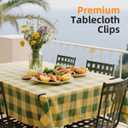 36 Pack Tablecloth Clips - Heavy Duty Picnic Table Clip, Stainless Steel Table Cloth Cover Clamps, Table Cloth Holders Ideal for Restaurant Marquees