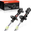 A-Premium Front Pair (2) Strut Assembly Compatible with Saab 9-3 2003-2008, Driver and Passenger Side