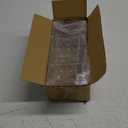 Amazing Abby - Glamour - Acrylic 4-Compartment Makeup Organizer, Transparent Plastic Makeup Brush Holder, Perfect Bathroom Vanity Storage Solution for Makeup Brushes, Eyebrow Pencils, and More