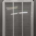 18" X 26" Steel Return Air Filter Grille for 1" Filter - Easy Plastic Tabs for Removable Face/Door - HVAC Duct Cover - Flat Stamped Face -White [Outer Dimensions: 19.75w X 27.75h]