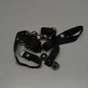 Caldwell's Pet Supply Co. Dog Potty Bells, Dog Door Bell, Bells To Go Outside, Potty Training Bell, Dogs Doorbell, Dogs Potty Doorbell, Ring To Go Pee, All Breed Puppy Training Tool - Black (Set of 2)