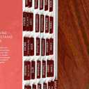 Thinkor Reposition Laminated Bible Tabs, Large Print Stickers, Easy to Read & Apply Bible Tabs for Women & Man (Leather Color)