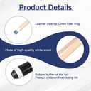 2-Piece Pool Cue Stick 36/42/48/58 Wooden Billiard Cues, Standard & Heavy Options, 13mm Tip, Set of 2 or 4 Beginner & Family Friendly