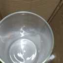 1.2 Gallon Large Glass Drink Dispenser For Parties, Beverage Dispenser with Bamboo Wood Stand and Stainless Steel Spigot, Juice, Lemonade, Water jug dispenser, Laundry Detergent Dispenser (2 PACK)