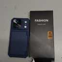 for iPhone 17 Pro Case Wallet with Card Holder (4-5 Cards), Slide Camera Cover, Military Grade Drop Shockproof, Heavy Duty Rugged Women Men Phone Case for iPhone 17 Pro 6.3" 2025, Blue