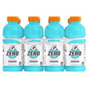 Gatorade Zero Sugar Thirst Quencher Sports Drink, Glacier Freeze, 20 Ounce Bottles (Pack of 8)