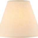 Aspen Creative 32287A, Transitional Hardback Empire Shaped Spider Construction Lamp Shade in Beige, 14" wide (7" x 14" x 11")