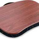 Lap Laptop Desk - Portable Lap Desk with Pillow Cushion, Fits up to 15.6 inch Laptop for Home Office Students Use as Computer Laptop Stand, Book Tablet(1-Dark Brown)