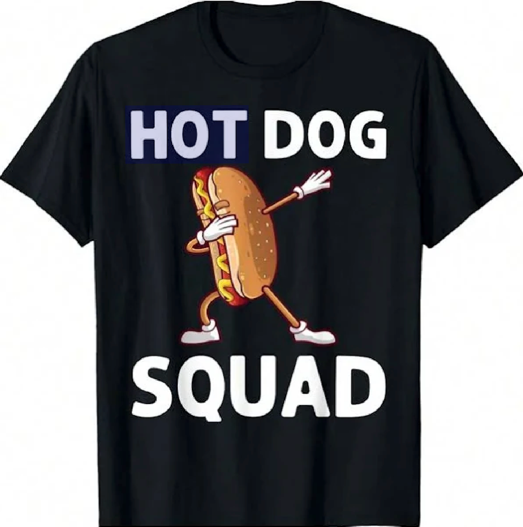 Cool Hotdog Outfit For Men Women Adult Hotdog Hot Dog Lover T-Shirt XS