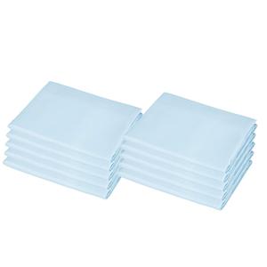 American Baby Company 10 Piece 100% Natural Cotton Percale Toddler Cot Sheets 23" x 40" - Soft & Breathable Cot Sheets for Daycare and Preschool, Blue