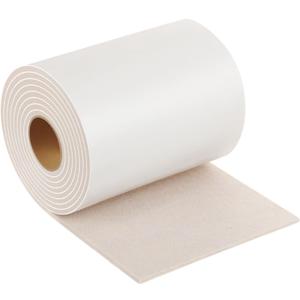 Furnigear Felt Furniture Pads - Heavy Duty Cuttable Strips with Adhesive Backing, Self-Adhesive Felt Strips, Pad, Tape Roll for Chair Legs, Hard Floor and Wall Protection (Beige, 80 x 5 x 0.14 Inch)