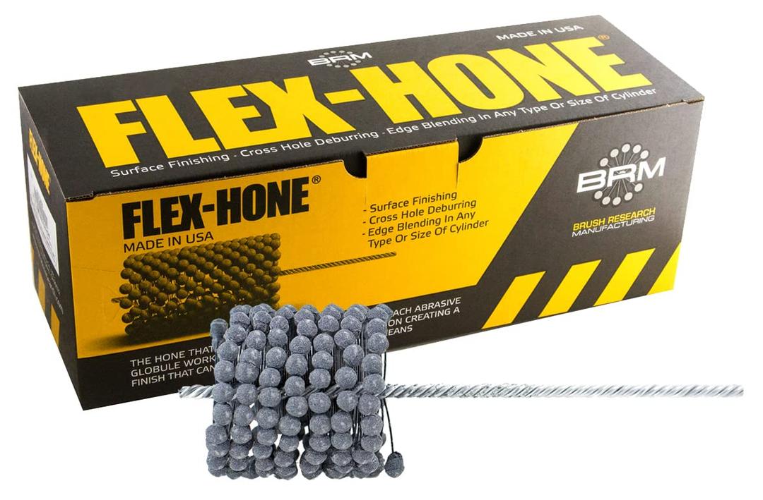 Brush Research GB33412 FLEX-HONE, 3-3/4" (95mm) Diameter, 120 Grit, Silicon Carbide, For Mild Steel, Stainless Steel, Cast Iron and Softer Ferrous Materials