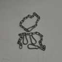 2 Pack Extension Chain with 4 Carabiners for Hammocks Stand Chairs Porch Swing Punching Bags, 450 Lbs Capacity