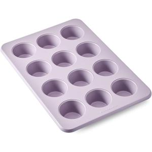 KitchenAid 12-Cup Nonstick Aluminized Steel Muffin Pan, Dishwasher Safe, Wildflower