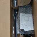 Ivilon Curtain Rod with Ball Finials - 1 inch Pole. 28 to 48 Inch. Black