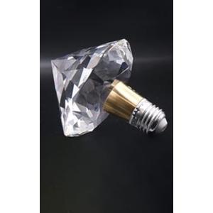 VIZBMYR Crystal Decorative LED Light Bulb 5 Watt(Equivalent 40w),Fancy Unique Pretty Light Bulb E26 Base, Three Color Lightbulb for Staircase,Bars, Ambience (FP-07A-100, 2PCS)