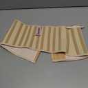 Atbuty Super Short Torso Waist Trainers Cincher Corset Tummy Shaper Slimming Latex Girdle, Beige Medium