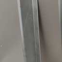 Sliding Screen Door Tracking - Silver Deluxe Bottom Track - Easy Assembly Hardware for DIY - Heavy Duty Silver Aluminum Track - 1 Wide 3/8 Tall - 72 in, 1 Piece