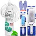 DeEnti Callus Maintenance Pack, Bundle Includes Mint Scented Callus Remover, Metal Foot Rasp, Foot File, and 4 Pairs of Gloves, Salon Grade Foot Care, Home Manicure and Pedicure Kit