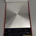 CROWNFUL Food Scale, 33lb Rechargeable 304 Stainless Steel Digital Kitchen Scale Weight Grams and Ounces with LCD Display and Type-C Charging for Meal Prep, Baking and Cooking