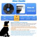 Inflatable Dog Cone for Dogs After Surgery,Soft Adjustable Elizabethan Collar for Medium Dogs,2-in-1 Dog Cone with Detachable Shield,Anti-Anxiety Comfortable Pet E-Collar Prevents Licking Wounds (Black, M)