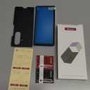 Miimall for Samsung Galaxy Z Fold 7 Case with S Pen Holder Slot [Military Grade Drop][Built-in Clear Screen & Invisible Kickstand] Slim Thin Protective Phone Case for Galaxy Z Fold 7 Cover Pen Black