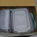 40 Piece Food Storage Containers with Lids(20 Containers & 20 Lids), BPA-Free Plastic Food Containers for Kitchen Storage and Organization, Leak Proof Meal Prep Container, Includes Labels & Pen