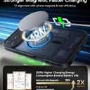 Magnetic Shockproof for iPhone 17 Pro Max Case, [Fit for MagSafe] Military-Grade Protection [Full Camera Coverage] Durable Translucent Matte Cover for iPhone 17 Pro Max Phone Case, Black