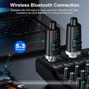 Aokeo AK-M1 XLR Bluetooth Receiver-High-Fidelity Wireless Audio Adapter,100ft Stable Connection,Stereo for Speakers,Mixers,DJ Equipment,Weddings(2 Pack)