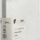 JAM PAPER Plastic 3 inch Binder - Clear 3 Ring Binder - Sold Individually