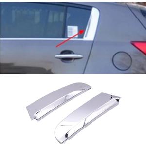 Car Rear Triangular Window Trim Cover Door Belt Chrome C Pillar Cover For KIA Sportage 2011-2016 832703W010 832803W010 (Right-832803W010)