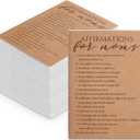 Resurhang 50 Pcs Mothers Day Gifts Bulk for Mom Mini Daily Affirmations Notebooks Small Inspirational Journal Motivational Pocket Notepad First Mothers Day Gift for New Mom Women Mama (Classic)