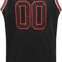 YWIES Griswold #00 Movie Christmas Basketball Jerseys Stitched Letters and Numbers S-XXXL (Black, M)