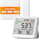 Air Quality Monitor Indoor 5-in-1 Meter Pro CO2 Detector, CO2 Alarm, CO2 Monitor with APP, Large Display, Bluetooth Air Quality Tester for Home, Office,Car (Meter Pro CO2+Outdoor Meter+Hub Mini)