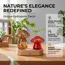Propagation Vase with Light，Plant Propagation with Stepless Dimming Function for Home Office Night Decor,Led Hydroponic Plant Jars Valentines Day Gifts for Mom Women Plant Lovers