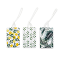 Conair Luggage Tag, Luggage Tags for Suitcases, Bag Tags for Luggage, Perfect for Vacations, Flights, and Cruises, 2 Pack in Multiple Patterns