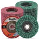 10Pcs 4 Inch Scour Flap Disc 120 & 240 Grit, Coarse Polishing Grinding Wheel for Metal Stainless Steel, Angle Grinder Attachment, Scouring Pads Scuff Sanding Discs Paint Rust Remover