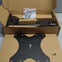 WALI TV Ceiling Mount Adjustable Bracket Fits Most LED, LCD, OLED and Plasma Flat Screen Display 26 to 65 Inch, up to 110 Lbs, Mounting Holes 400x400mm (CM2665), Black