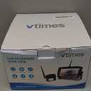 Wireless Backup Camera for Trucks, RV Backup Camera Wireless with 7" HD Monitor, 4 Channels Split Screen, BSD Alert, 984ft Signal Range, IP69K Waterproof IR Night Vision Wide Angle, DIY Guide Lines