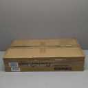 Hodedah Kitchen Island with Spice Rack, Towel Rack & Drawer, White with Beech Top, 15.5 x 35.5-44.9 x 35.2 inches