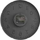 HZDHCLH Grey Wall Clock 12 Inch Silent Non Ticking Clock for Living Room Bedroom Kitchen Office Decor